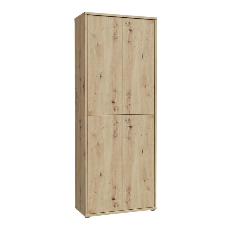 Alice Springs Shoe Cabinet - 4 Door - Artisan Oak