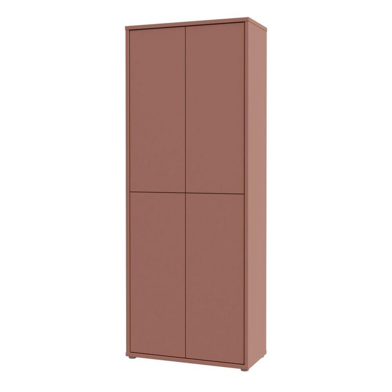 Alice Springs Shoe Cabinet - 4 Door - Terracotta