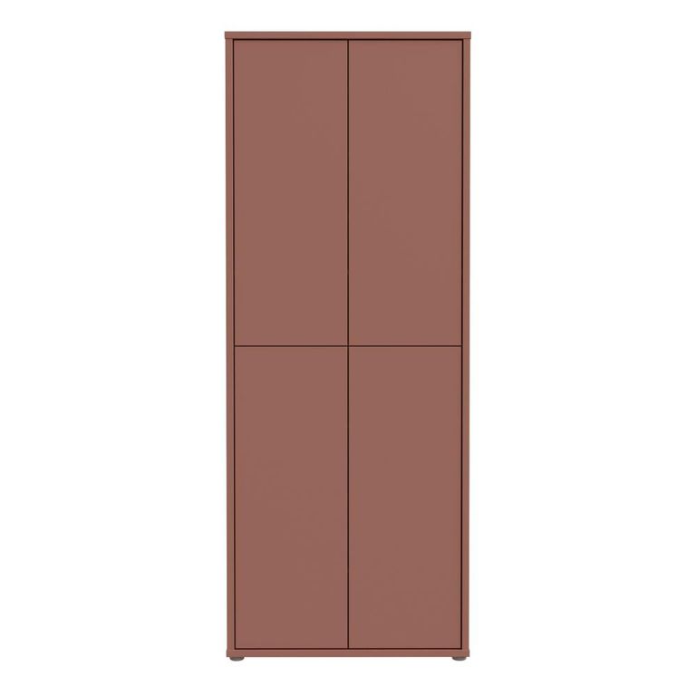 Alice Springs Shoe Cabinet - 4 Door - Terracotta