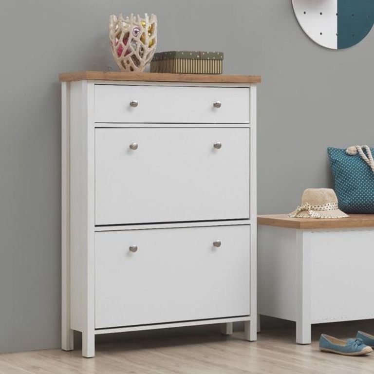 Arthur White 3 Door Shoe Cabinet