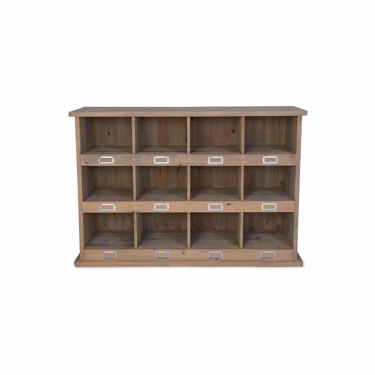 Chedworth 12 Shoe Locker Natural Wood