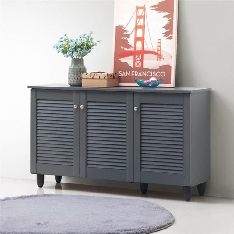 Edwards 3 Door Wide Shoe Cabinet - Variant Available