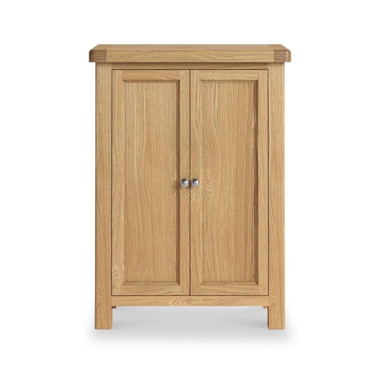 Normandy Shoe Cabinet - 2 Door - Oak