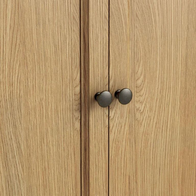 Normandy Shoe Cabinet - 2 Door - Oak