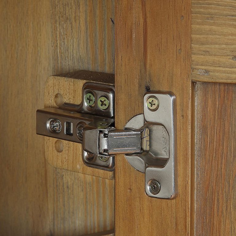 Urban Elegance Reclaimed Wood Shoe Storage Cupboard - Large