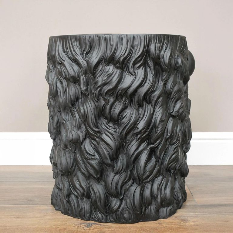 Side Table - Black Lion - Resin