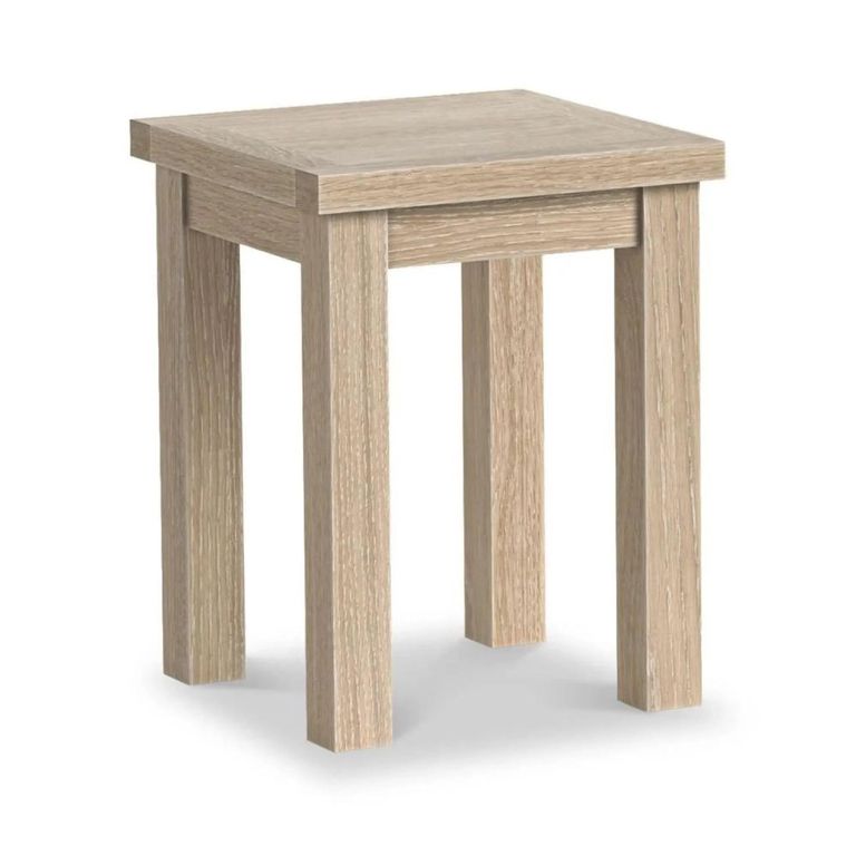 Modern Country Oak - Lamp Table - Square