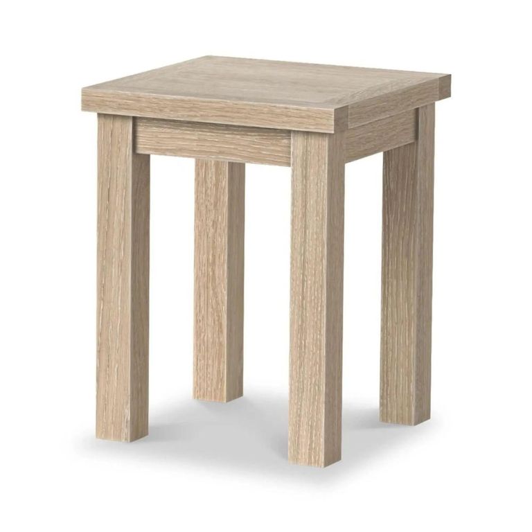 Modern Country Oak - Lamp Table - Square