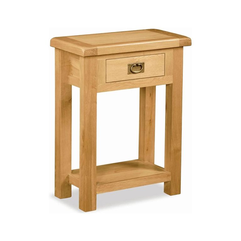 Salisbury Premium Telephone Table - 1 Drawer - Oak