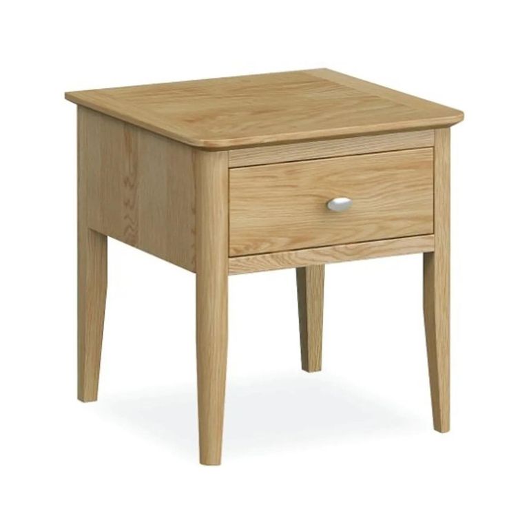 Bath Lamp Table - 1 Drawer - Oak
