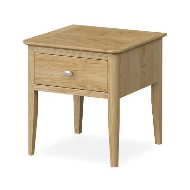 Bath Lamp Table - 1 Drawer - Oak