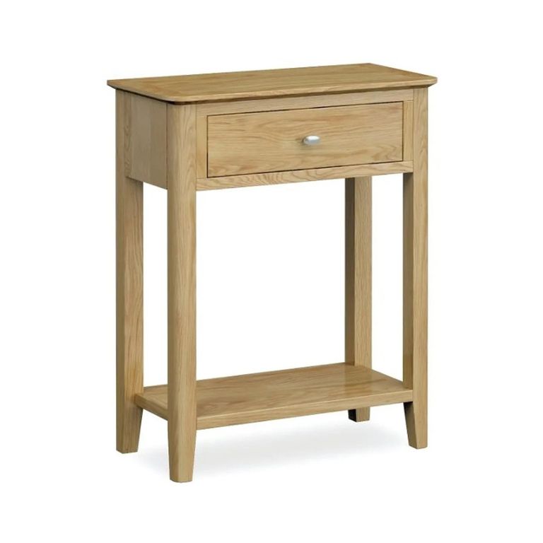 Bath Telephone Table - 1 Drawer - Oak