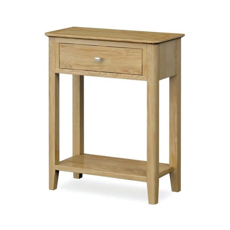 Bath Telephone Table - 1 Drawer - Oak