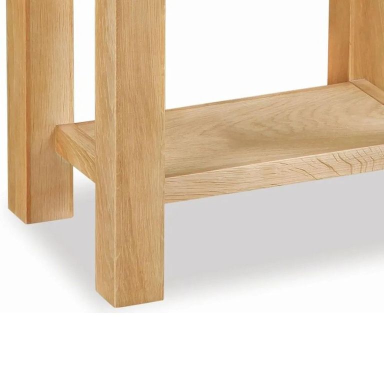 New Trinity Telephone Table - 1 Drawer - Natural Oak