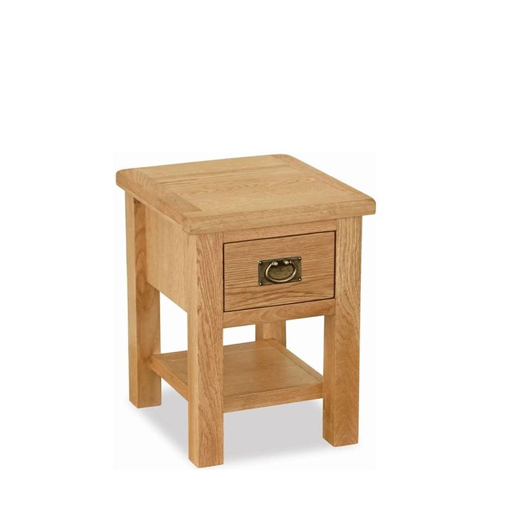 Salisbury Lite Lamp Table - 1 Drawer - Oak