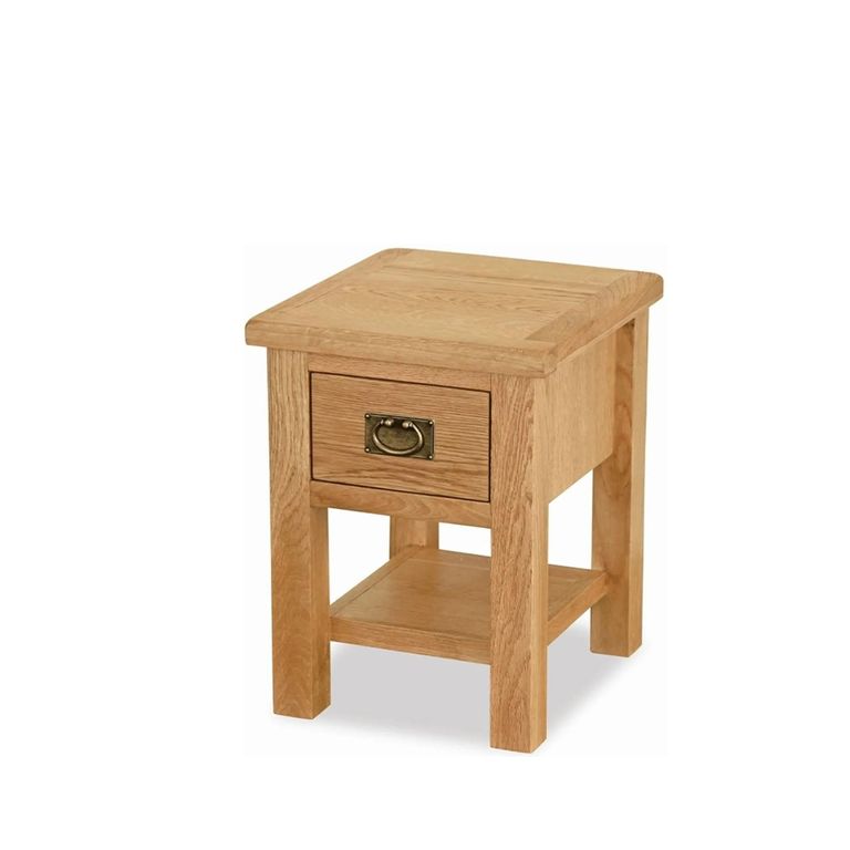 Salisbury Lite Lamp Table - 1 Drawer - Oak