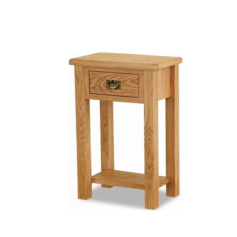 Salisbury Lite Telephone Table - 1 Drawer - Oak