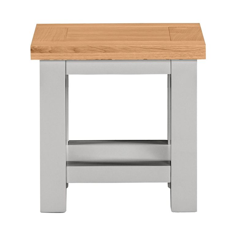 Lundy Lamp Table - Grey Painted