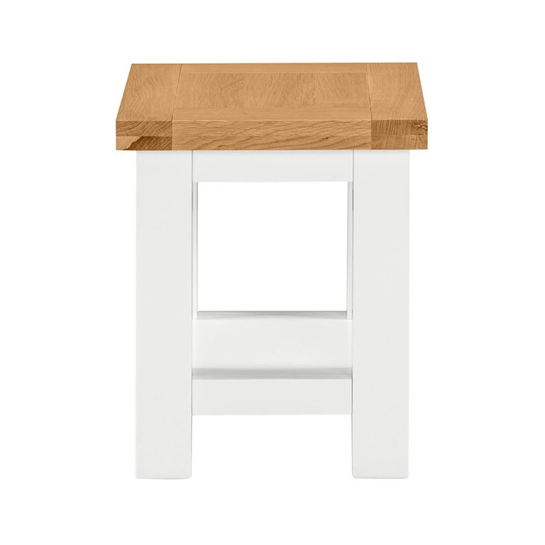Lundy Lamp Table - White Painted
