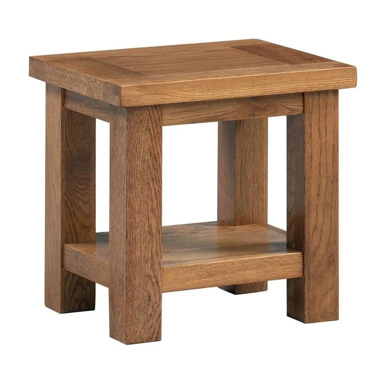 Original Lamp Table - Rustic Oak