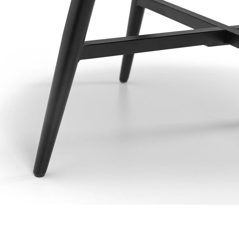 Firenze Lamp Table - Round - White Marble Effect