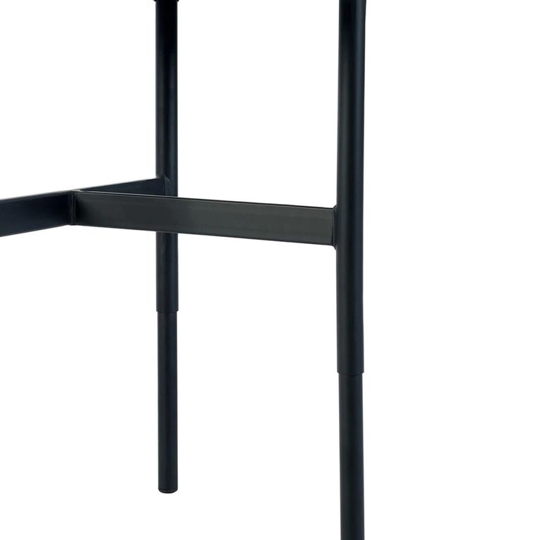 Franki Lamp Table - Round - Black Metal