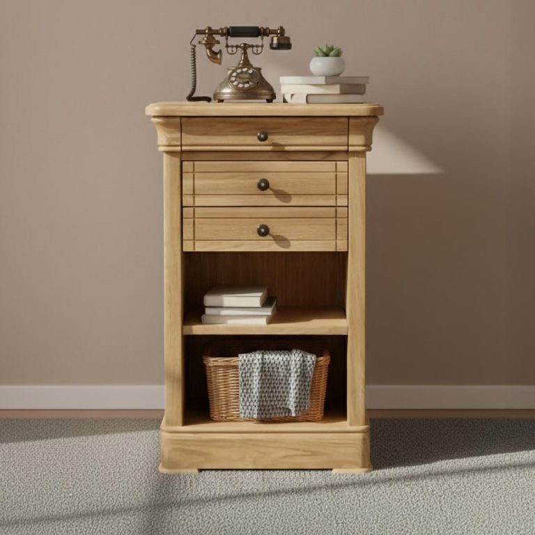 Moreno Phone Table - Oak