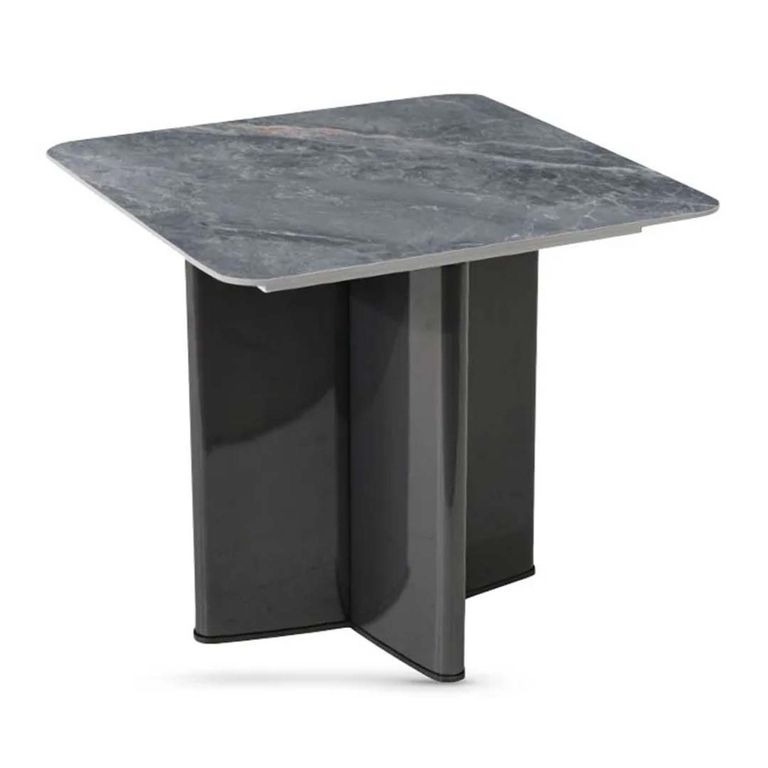 Campania End Table - Grey Sintered Stone
