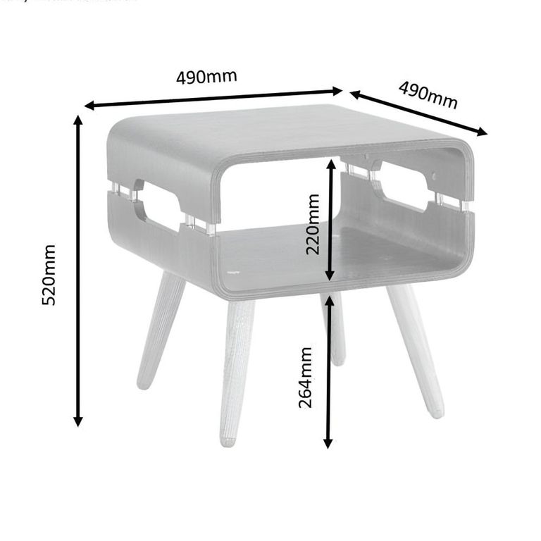 Lamp Table - Walnut - JF704