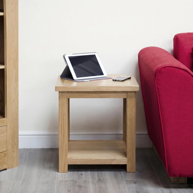 Moderna Lamp Table - Oak