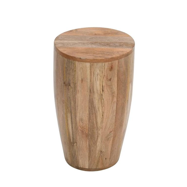 Surrey Side Table - Drum - Solid Mango Wood