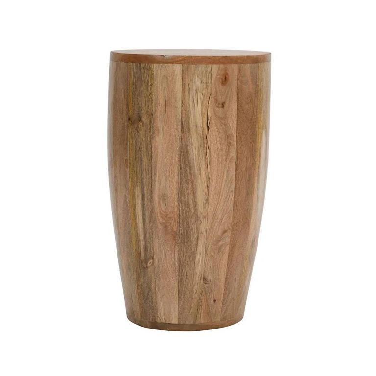 Surrey Side Table - Drum - Solid Mango Wood