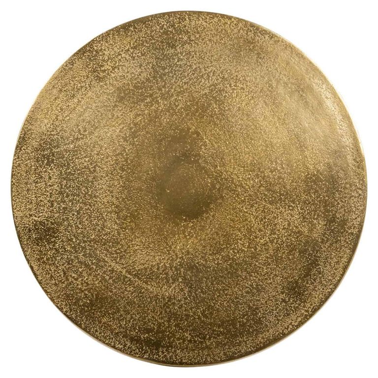 Macey Gold Round Side Table