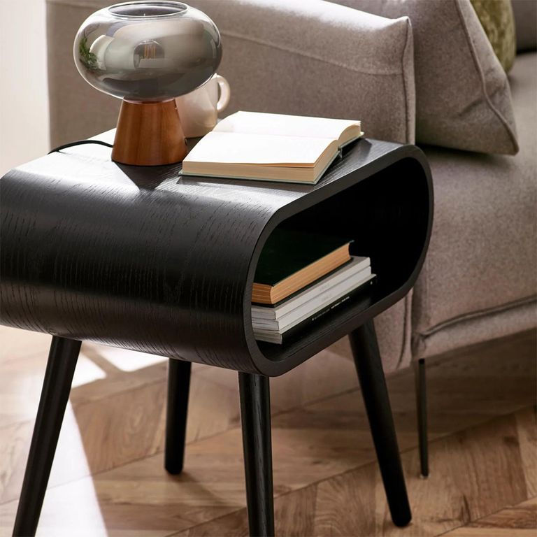 Apollo Side Table - Black - Oak