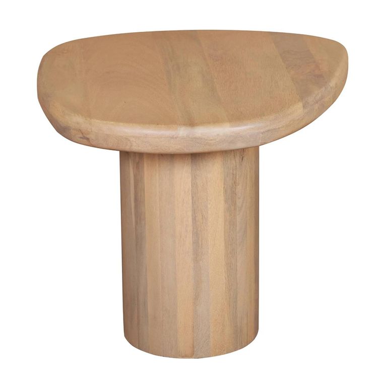 Austin Side Table - Abstract - Natural - Mango Wood