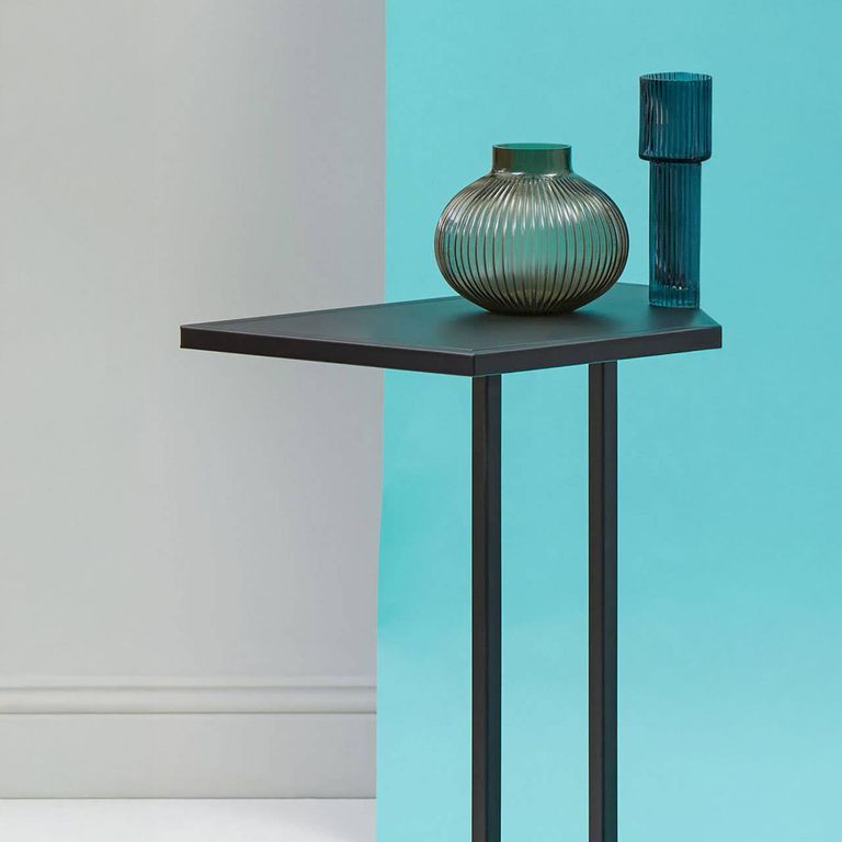 Acero Metal Side Table - Black