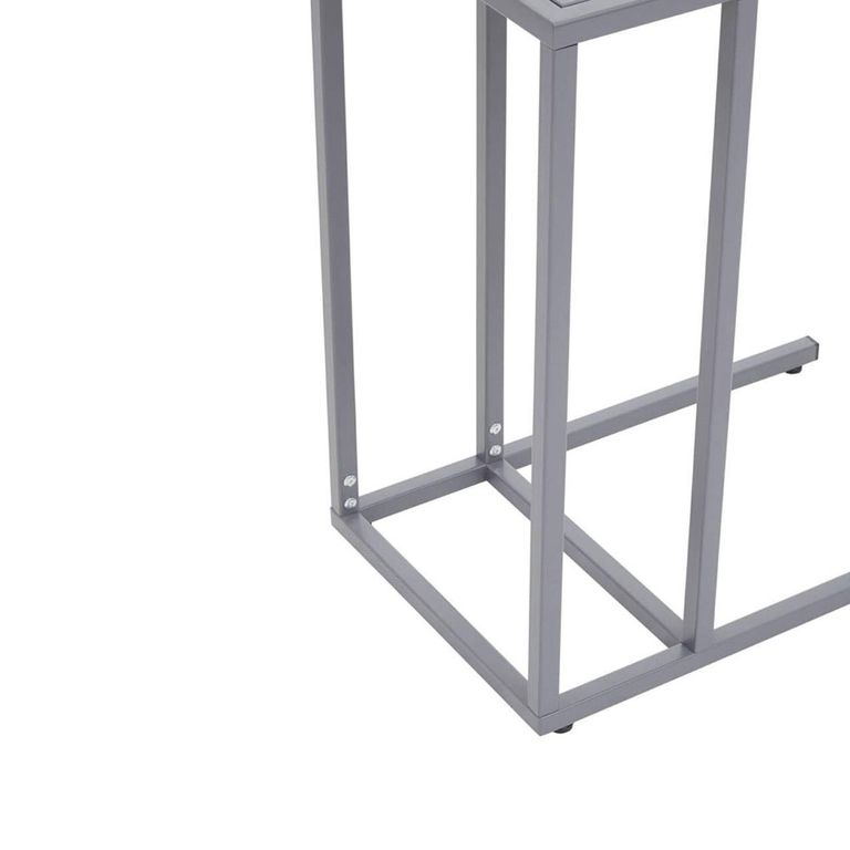 Acero Metal Side Table - Grey