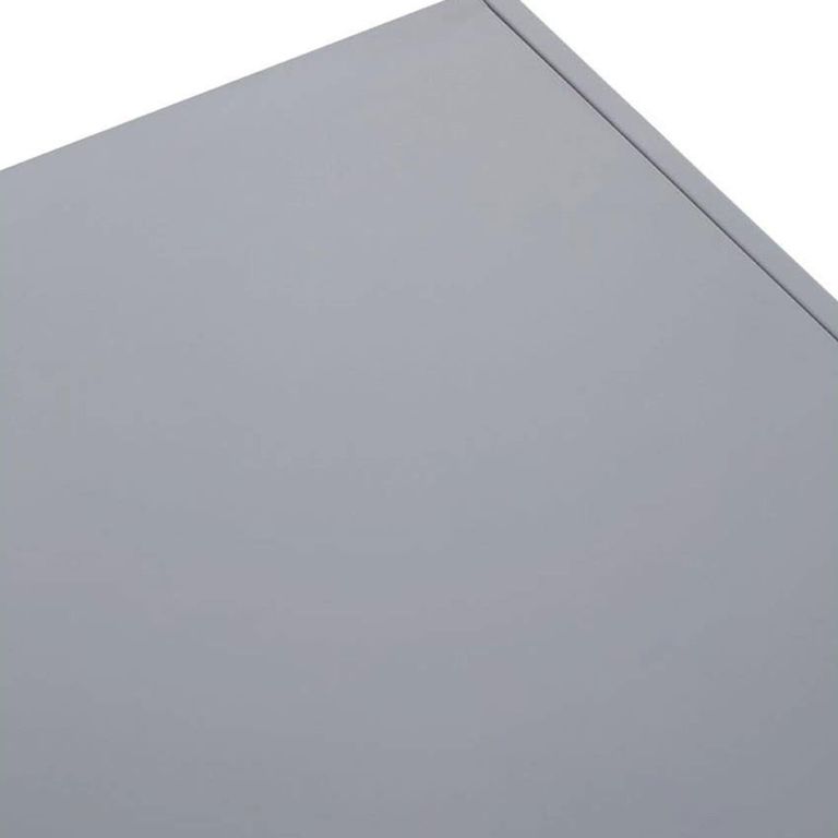 Acero Metal Side Table - Square - Grey