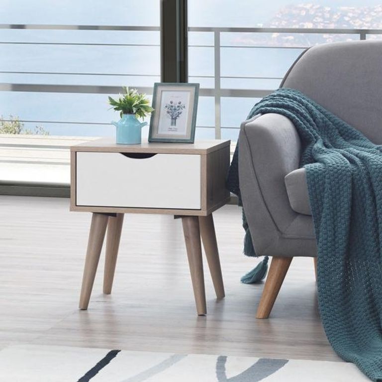 Anson 1 Drawer Lamp Table - Variant Available