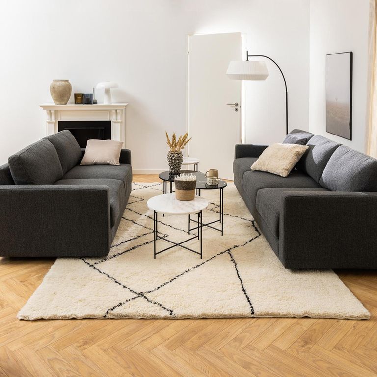 Avila Side Table - Small - Round - White Marble