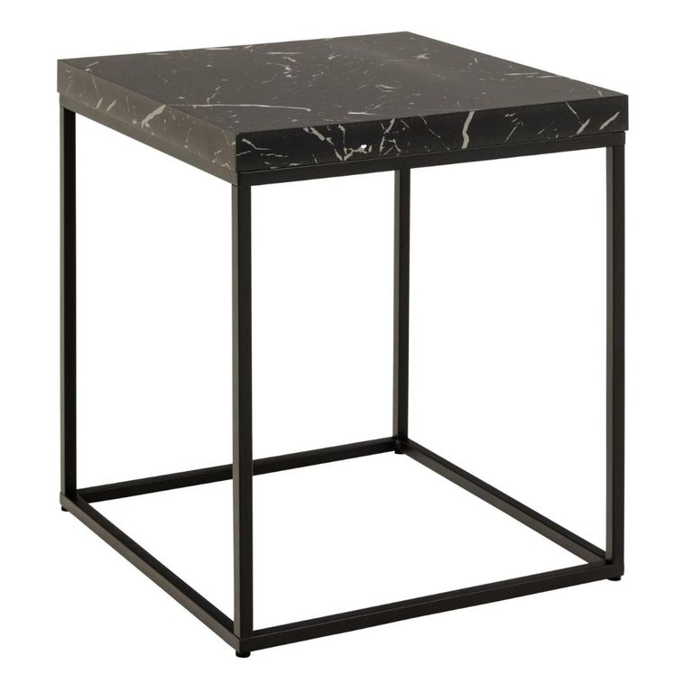 Barossa Black Marble Side Table
