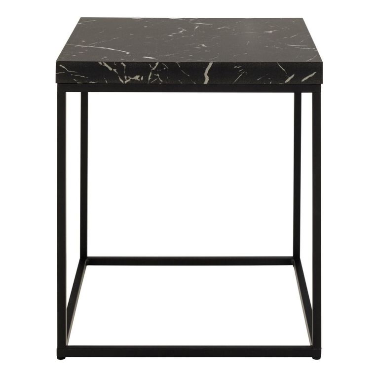 Barossa Black Marble Side Table