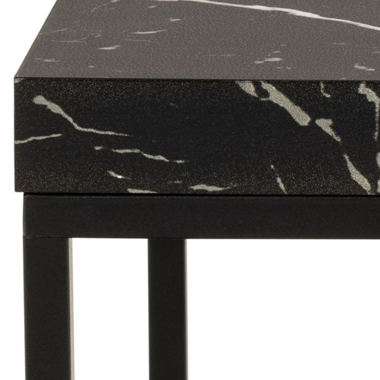 Barossa Black Marble Side Table