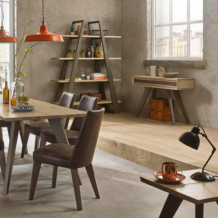 Cadell Aged Oak Lamp Table