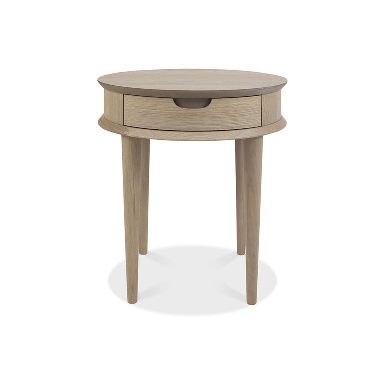 Dansk Scandi Oak Lamp Table - 1 Drawer