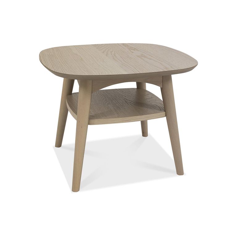 Dansk Scandi Oak Lamp Table - 1 Shelf