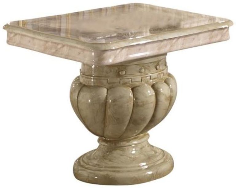 Betty Onyx Italian Square Lamp Table