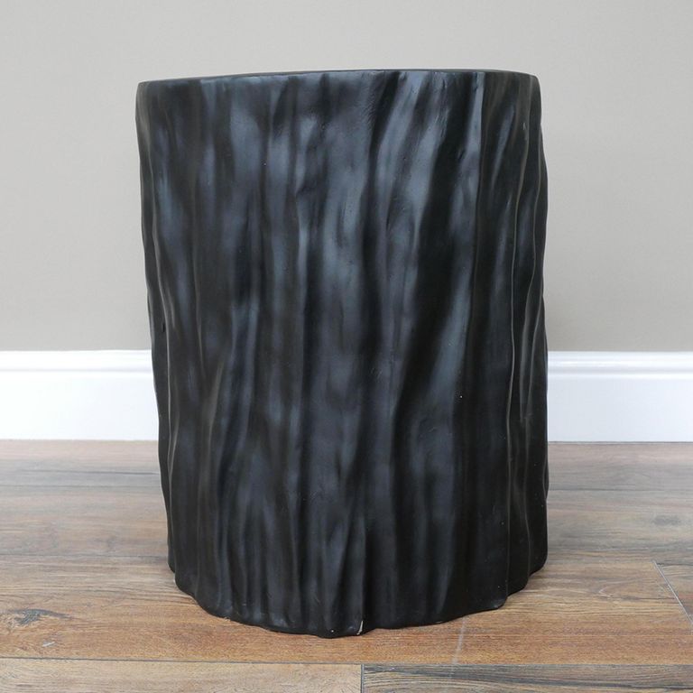 Side Table - Black Rhino - Resin - Metal