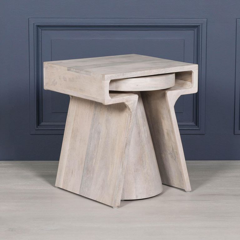 Blanchie Mango Wood Side Table - Occasional