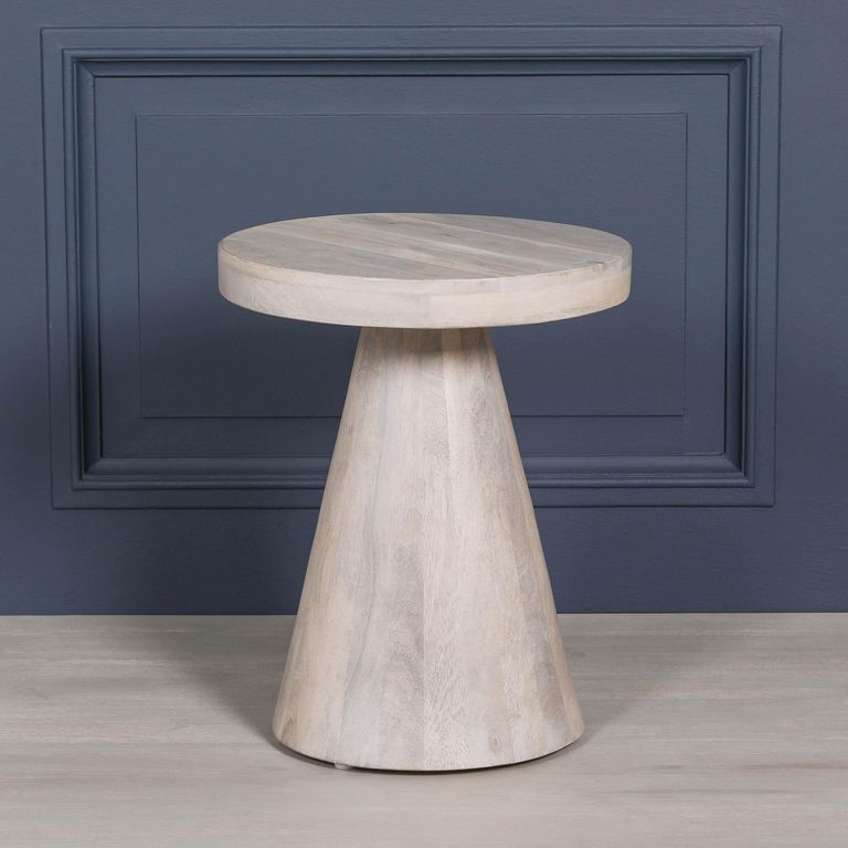 Blanchie Mango Wood Side Table - Occasional